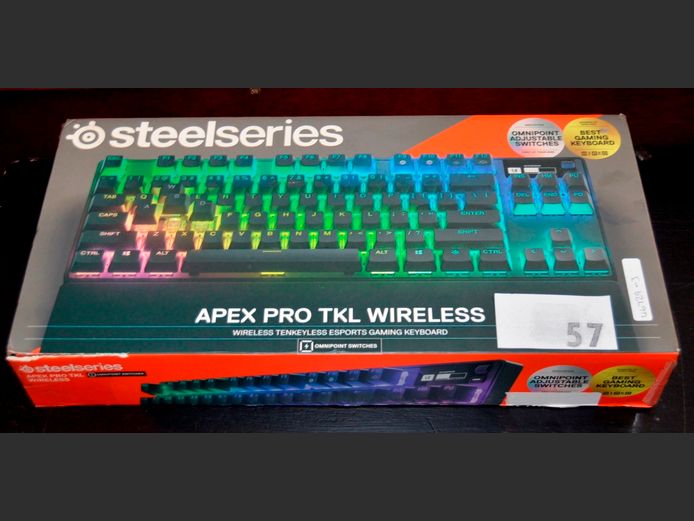 STEEL SERIES APEX PRO WIRELESS KEYBOARD [Untested]