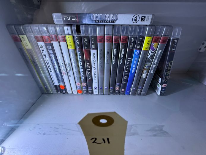Middle Shelf of Ps3 games 