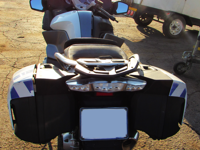 2015 White BMW R1200 RT