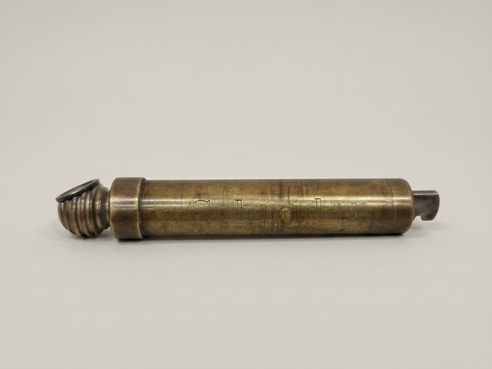 Early 20th Century Brass Schrader Tyre Pressure Gauge