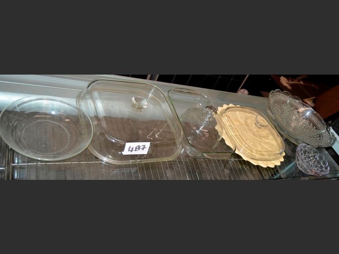 GLASS BOWL, OVEN DISH, etc