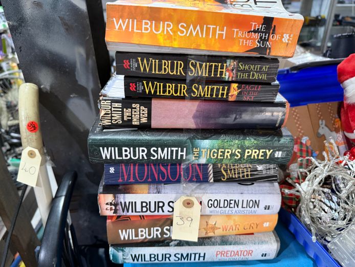 Massive Lot of Wilbur Smith Books 