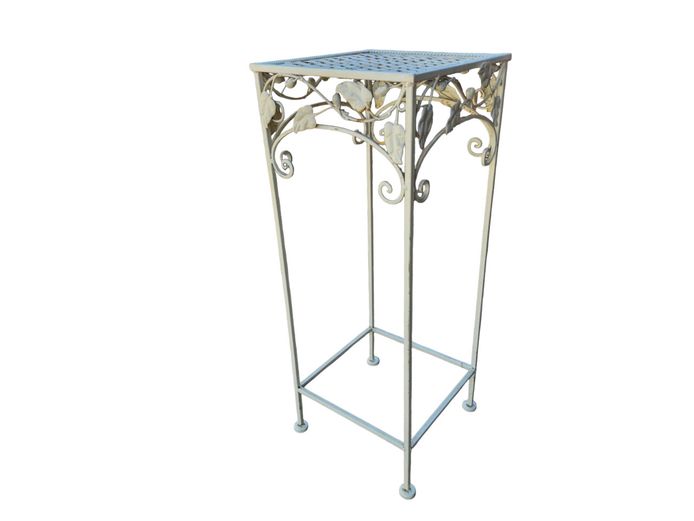 Vintage Ornate Metal Architectural Pedestal Stand