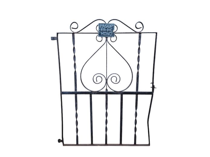 Vintage Wrought Iron Garden Gate