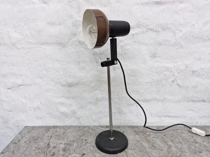 Mid-Century Modern Adjustable Spot Desk Lamp with OMI Joint, c. 1970s