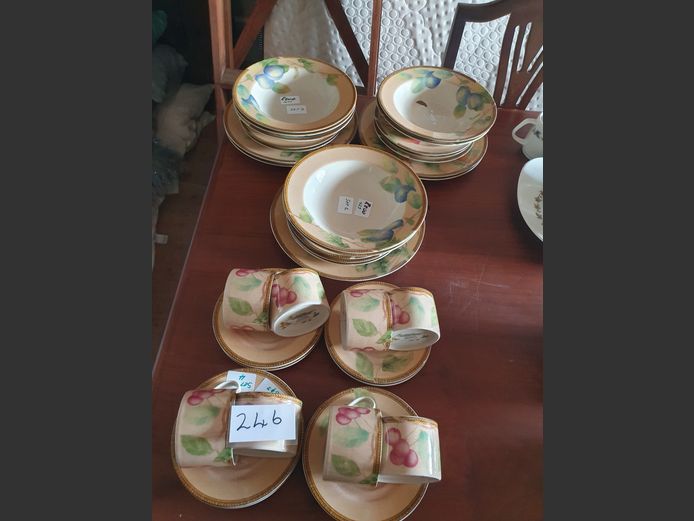 NEWBURY GENUINE STONEWARE PART DINNER SERVICE