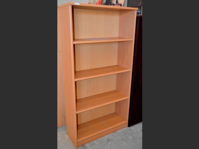 OAK FOIL 4-TIER BOOKSHELF, 80 x 33 x 160cm