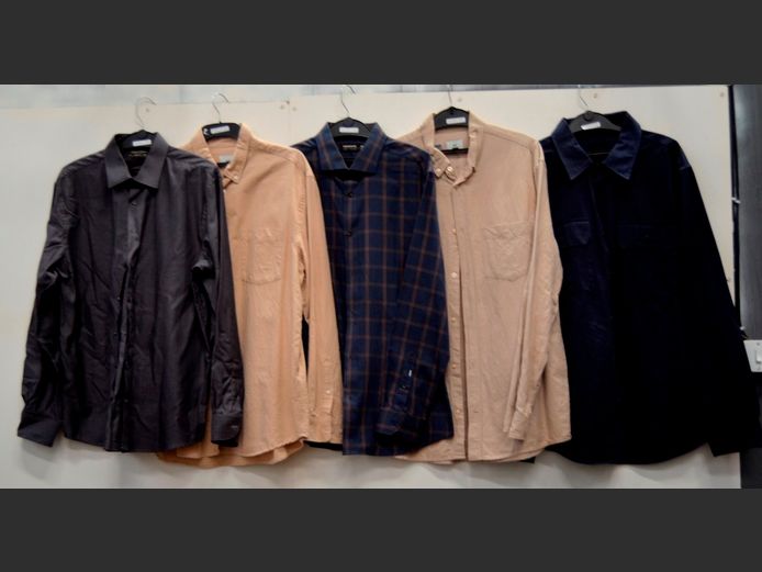 LOT OF 5 MEN'S SHIRTS: THOMAS BENNO, H & M, UNIQ, etc [Various sizes]