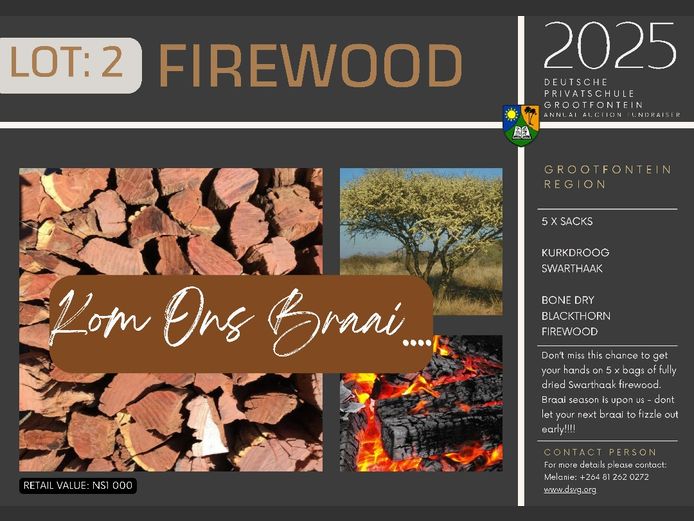 FIREWOOD | G R O O T F O N T E I N
R E G I O N
