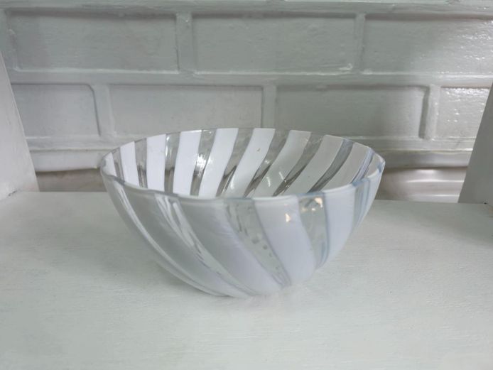 Vintage Swirl Plastic Decorative Bowl