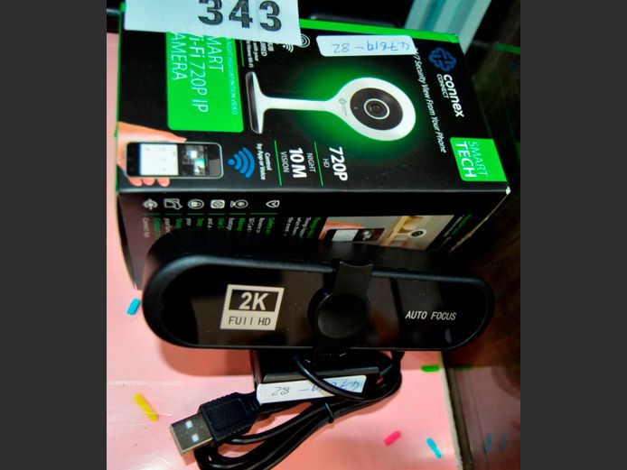 CONNEX SECURITY CAMERA & A WEB CAM [Untested]