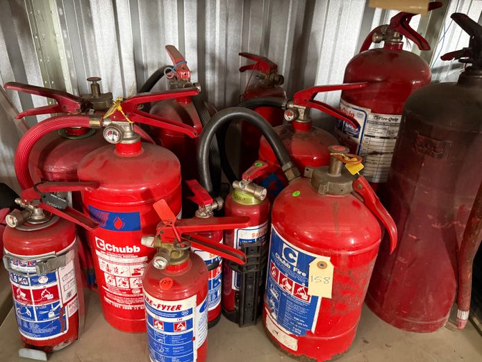 Lot of Fire Extinguishers 