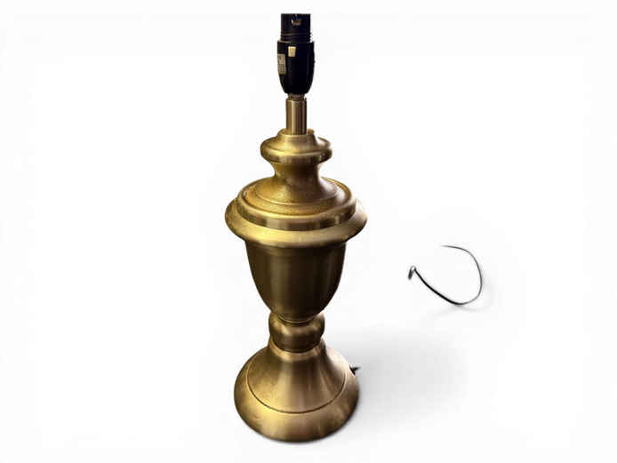 Vintage Brass Tone Table Lamp Base