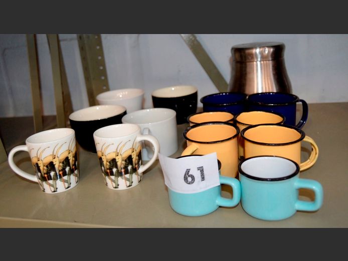 ESPRESSO CUPS, MUGS, ENAMEL CUPS, etc