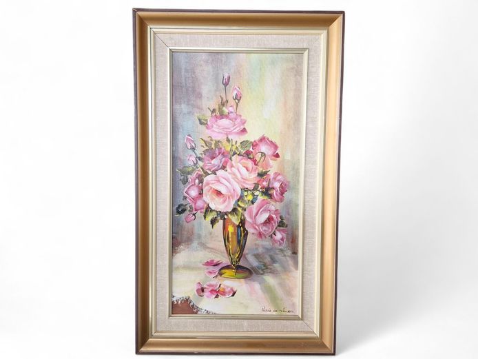 Pierre de Villiers Original Still Life Oil Painting