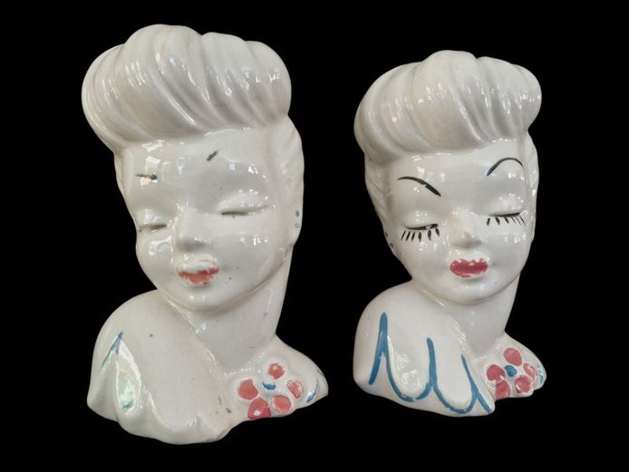 Mid-Century "Glamour Girl" Vases