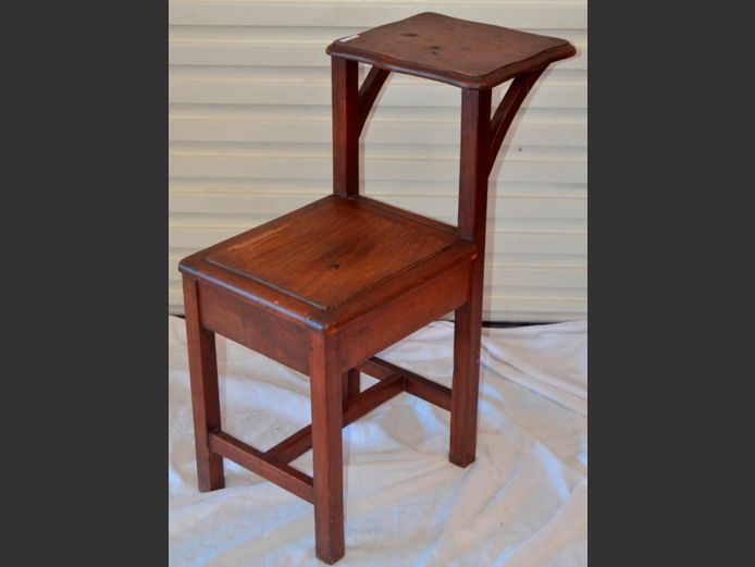 IMBUIA TELEPHONE TABLE, 68 x 36 x 76cm [Needs some restoration]