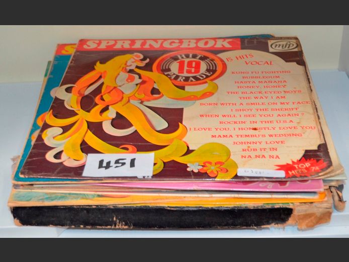 COLLECTION LP RECORDS: SPRINGBOK "THE BEST OF 1982" JIMMY SWAGGART, etc
