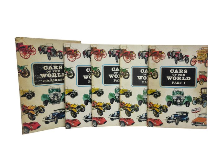 1963 Cars of the World Illustrated Automobile Reference Set