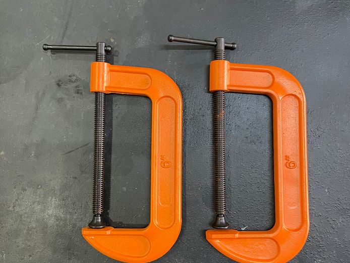 6 Inch G-Clamp x2