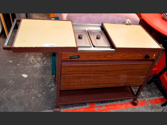 WESTPOINT HOSTESS TROLLEY, 85 x 40 x 72cm [Switches on, untested further]