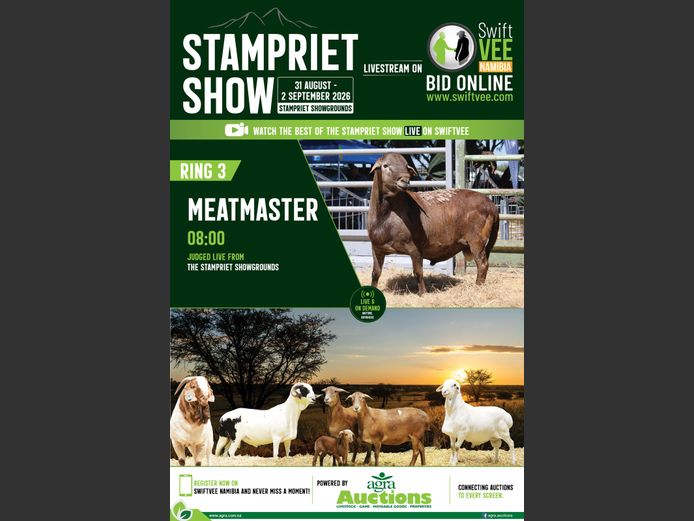 STAMPRIET SHOW  RING 3 MEATMASTER