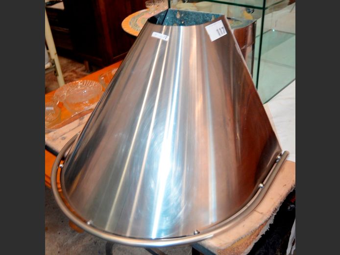 STAINLESS STEEL DOMESTIC EXTRACTOR, 60 x 50 x 70cm [Switches on, untested further]