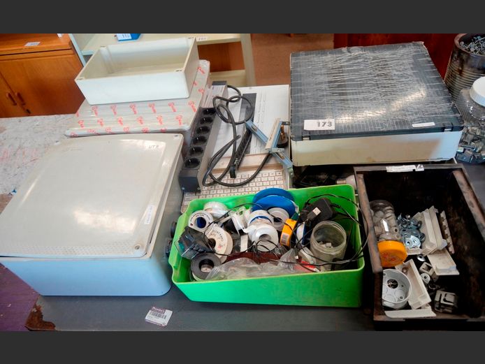 ELECTRICAL BOXES, MULTI-PLUG, THREAD TAPES, etc