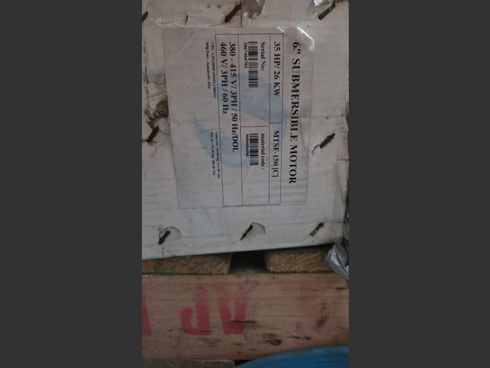 MOTOR, SHAKTI, CAST IRON, 6", 26.0 KW, 400 V