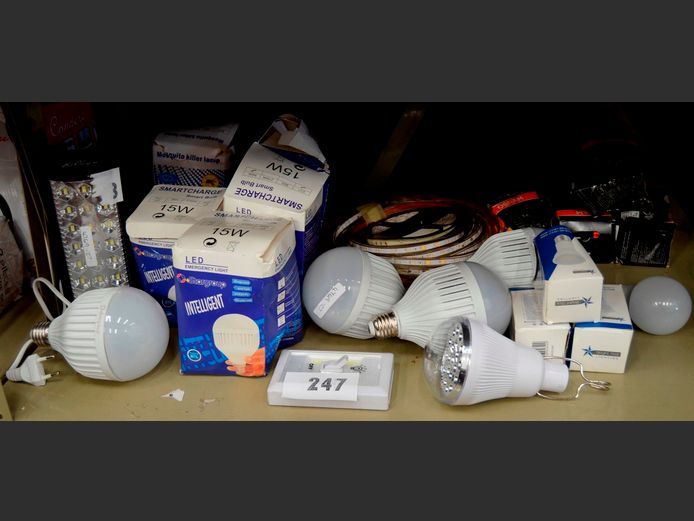 LOT: L.E.D. BULBS & STRIP LIGHTS [Unchecked]