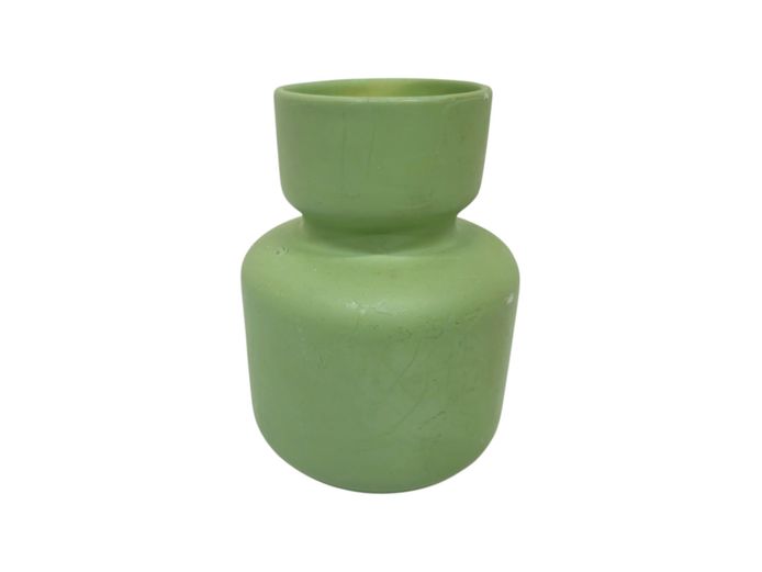 Vintage Mid-Century Modern Sage Green Studio Pottery Vase