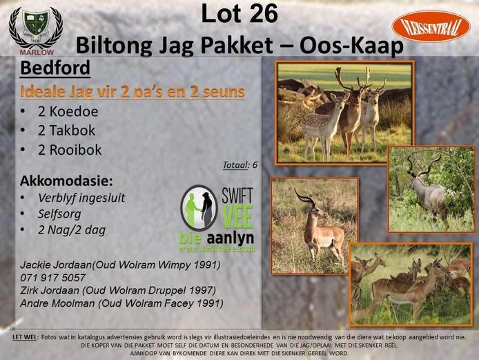 Biltong Jag Pakket - Oos Kaap