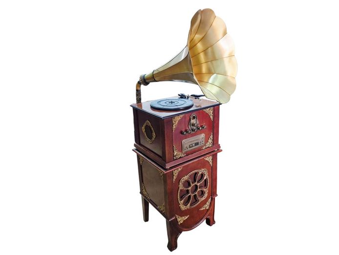Antique Classic Style Victrola Phonograph