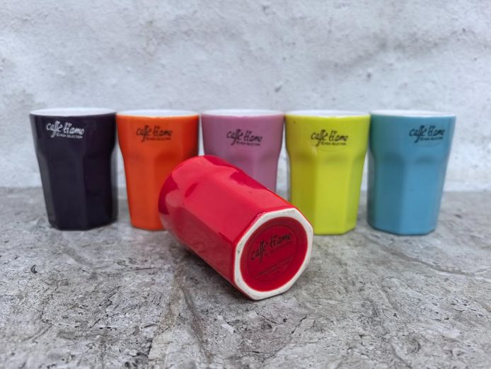 Set of 6 ASA Selection 'Caffè Ti Amo' Ceramic Espresso Cups