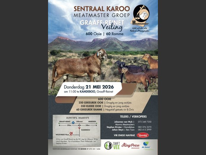 SENTRAAL KAROO MEATMASTER PRODUKSIEVEILING