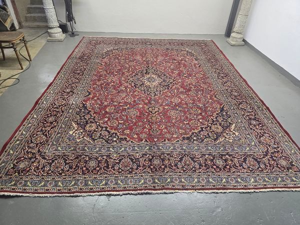 Vintage hand made Persian carpet