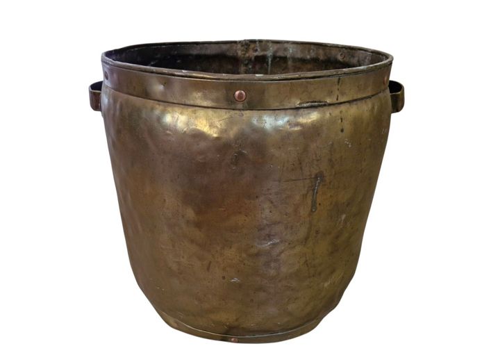 X-Large Antique Brass Cauldron