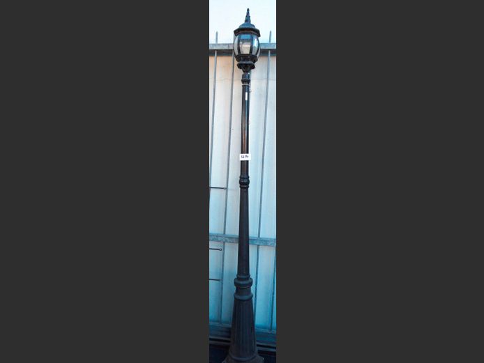 ALUMINIUM "STREET" LIGHT, 215cm High [Untested]