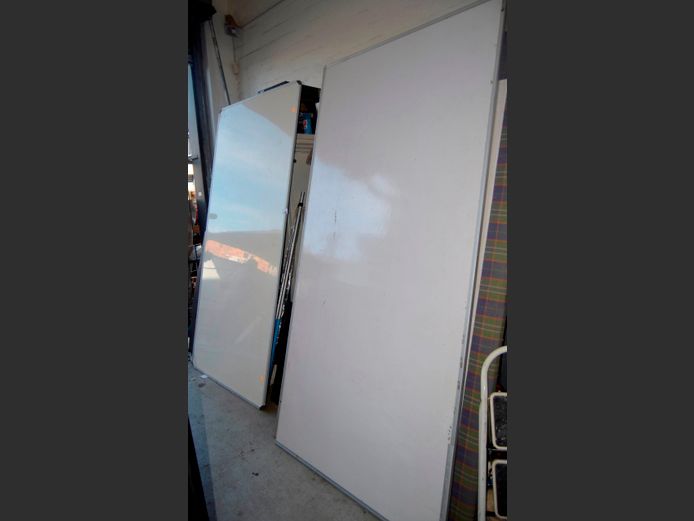 LOT: 2 x WHITEBOARDS, 240 x 119cm