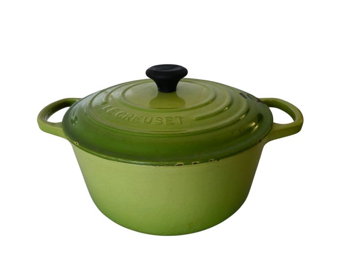 Le Creuset Green Enamelled Cast Iron Dutch Oven No. 22