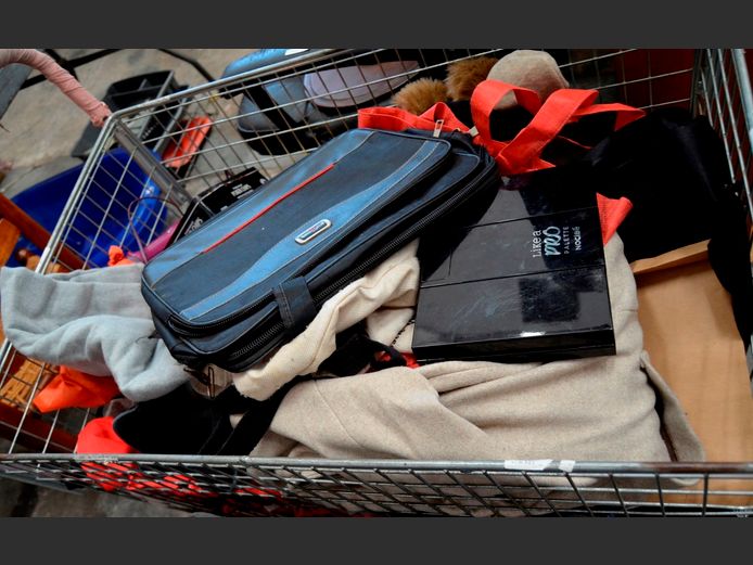 ASSORTED CLOTHING, LAPTOP BAG, etc [Excl. Bin]