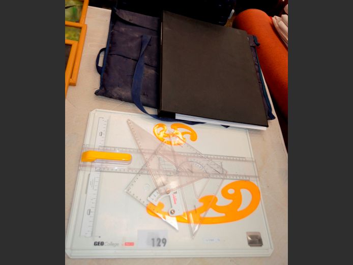 COLLEGE DRAWING BOARD WITH EXTRAS