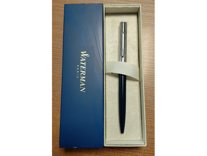 WATERMAN ALLURE DELUXE BLUE BALLPOINT PEN 