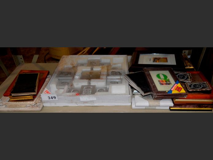 LOT: PHOTO FRAMES, etc