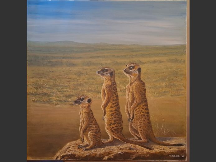 Original Painting (50cm x 50cm) Oil On Canvas. | Mackie Hobson Art