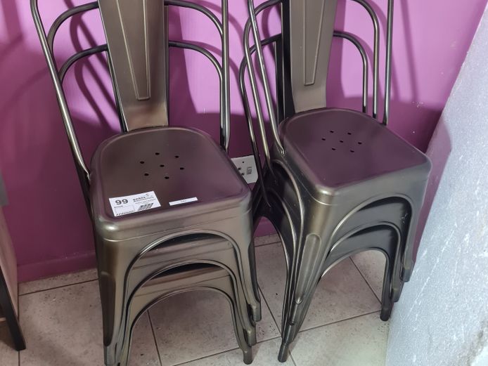 4 X DINING CHAIRS
