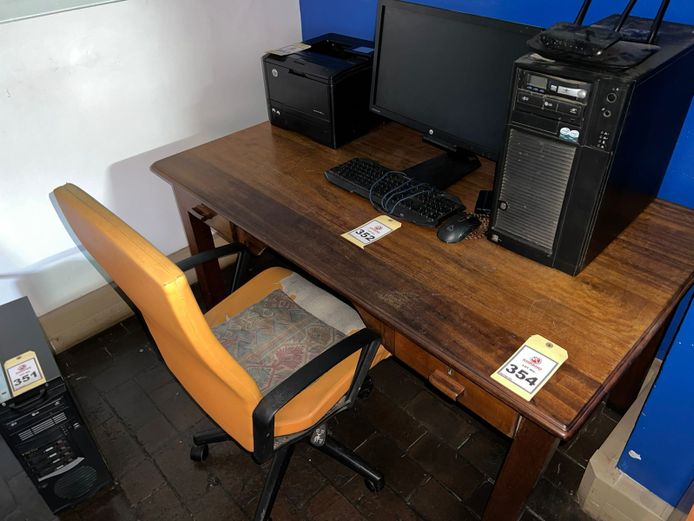 Office table with chair