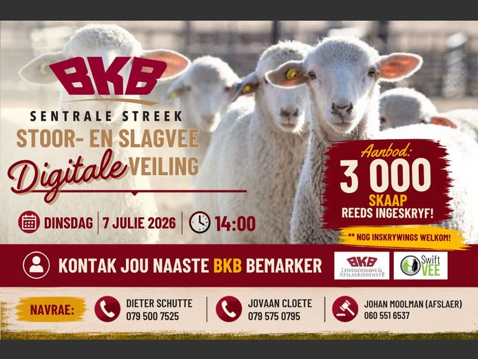 BKB STOOR  EN SLAGVEE DIGITALE VEILING