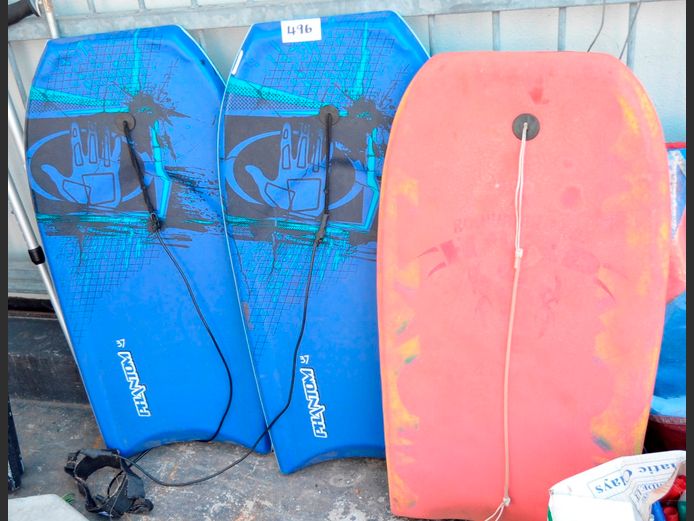 LOT: 3 x BOOGIE BOARDS