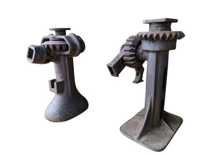 Antique Screw Jack & Bottle Jack